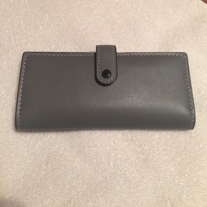 Coach Slim Trifold Wallet Leather